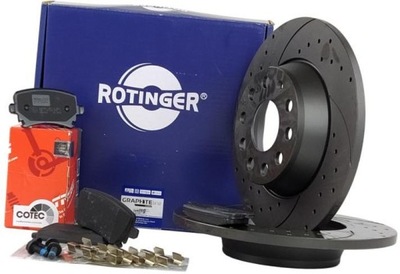 ROTINGER ДИСКИ + КОЛОДКИ ЗАД SEAT ALTEA 282MM