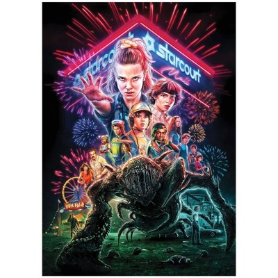 Plakat Stranger Things Sezon 3 Serial Art Poster