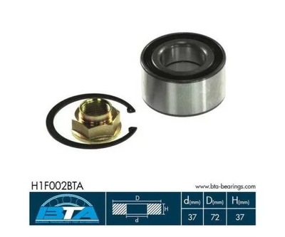 BTA H1F002BTA КОМПЛЕКТ ПОДШИПНИКА ШЕСТЕРНИ