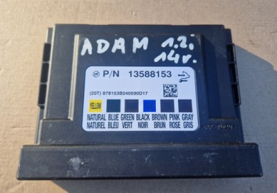 Opel adam модуль комфорту блок керування 13588153 фото №1