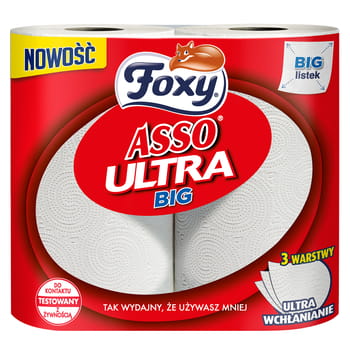 Ręcznik kuchenny Foxy Asso Ultra Big 2 rolki