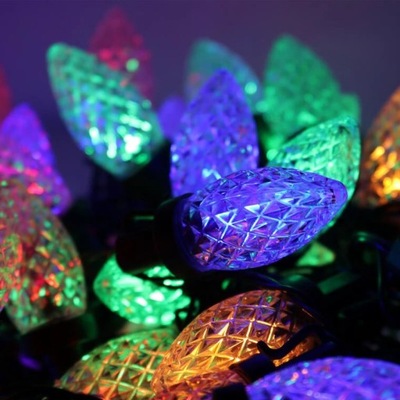 LAMPKI CHOINKOWE 200LED MULTICOLOR W KSZTAŁCIE ŻOŁĘDZI