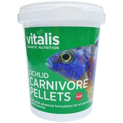 VITALIS CICHLID CARNIVORE PELLETS 1MM 260G