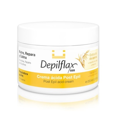 Depilflax 100 krem z kwasem glikolowym po depilacj