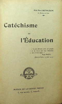 Catechisme de l Education 1919 r