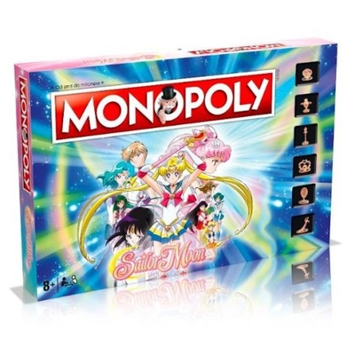 WINNING MOVES GRA MONOPOLY SAILOR MOON CZARODZIEJE