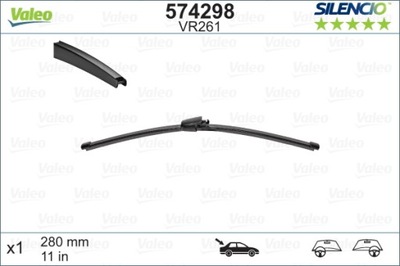 ДВОРНИК VM261 280MM ЗАД OE XTRM SILENCIO LEON PASSAT