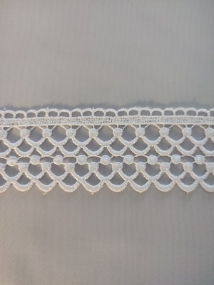 Gipiura biała 5 cm szlaczki