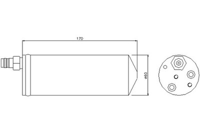 Nissens 95363 осушитель, кондиционер фото №1