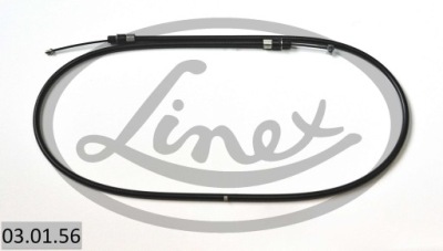 Трос тормоза ручного vw touareg 02- перед фото №1