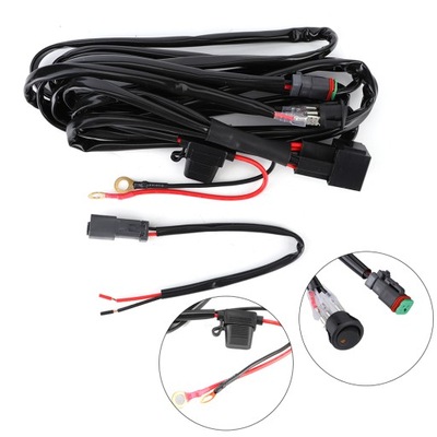 12V/40A REPELENTE AL AGUA JUEGO DE CABLES TUBOS  