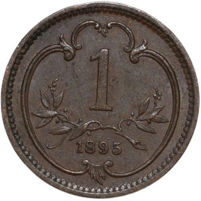 Austria 1 heller 1895