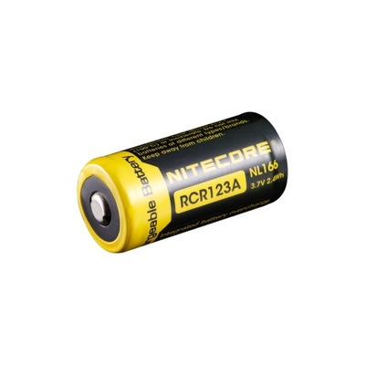 Akumulator Nitecore NL166 16340 650mAh RCR123A