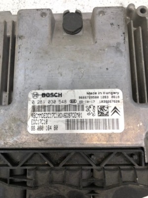Бортовий комп'ютер двигуна psa 0281030548 9808016480 фото №1