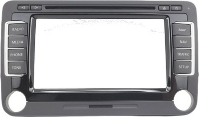 VW PASSAT B7 TIGUAN PANEL RADIO FRONT GUZIK GUZIKI BOTONES RNS 510  