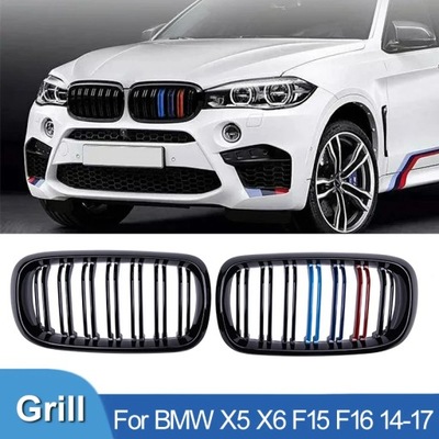 ПЕРЕДНИЙ РЕШЁТКА АВТОМОБИЛЬНЫЙ DO BMW F15 X5 F16 X6 2014-2017 ABS