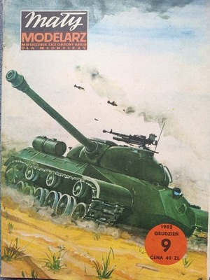 Mały Modelarz 9/1982 czołg ciężki IS-3