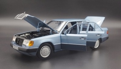1:18 Norev 1990 Mercedes 230 E W124 Light Blue Metallic