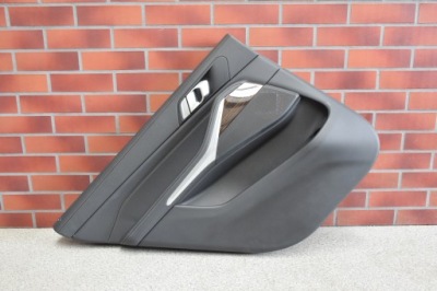 Обивка дверь левый задняя обшивка дверь bmw x7 g07 czarna фото №1