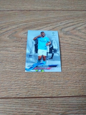 Gabriel Jesus Topps Chrome Manchester City