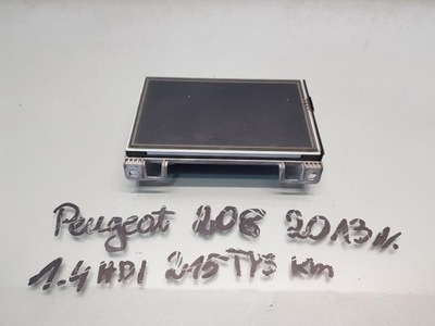 Дисплей навігації peugeot 208 i фото №1