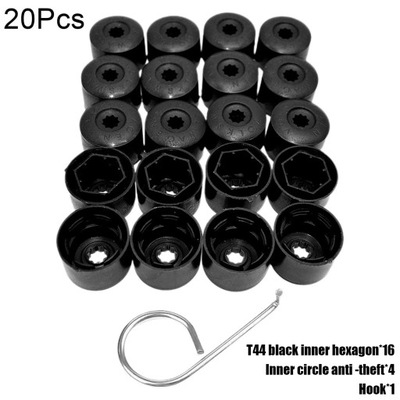 20PCS WHEEL LUG NUTS COVERS CAPS REMOVAL TOOL REPLACEMENT PARA VOLKSW~14754  