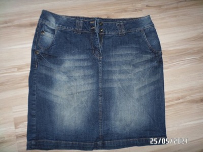 super spódnica jeans-Rozm-l-40