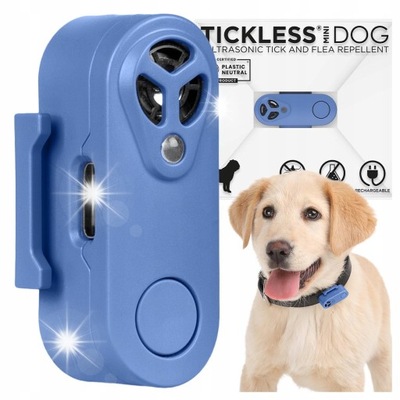 OCHRONA PRZED KLESZCZAMI PCHŁAMI OPASKA DLA ZWIERZĄT PSA OBROŻA TICKLESS