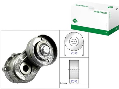 Натягувач ремінь клиновий dodge nitro 2.8 crd 4wd фото №1