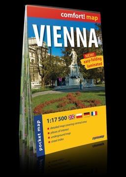 Comfort map Wiedeń Viennaplan miasta