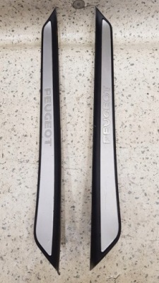 Накладка захист молдинг поріг задня пара peugeot 607 фото №1