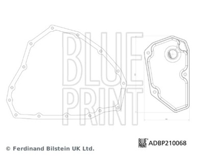 ADBP210068/BLP FILTRO AUTOMÁTICO SKB VW AUDI  