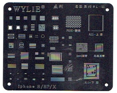 SITA UKŁADY BGA MODUŁY IPHONE 8 8 PLUS X REBALLING