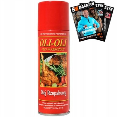 OLI-OLI OLEJ RZEPAKOWY O KALORII SPRAY 170 g