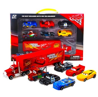 AUTA CARS 7 SZTUK DISNEY PIXAR