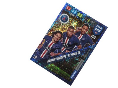 PANINI FIFA 365 2020 MULTIPLE POWER TRIO MBAPPE NEYMAR CAVANI # 385 PSG