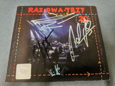 RAZ DWA TRZY 20- lecie **AUTOGRAF**