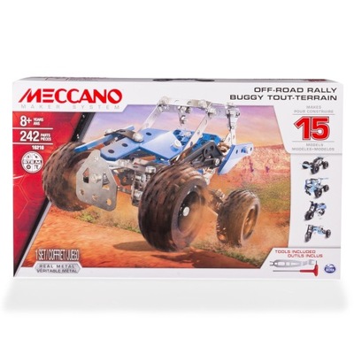 MECCANO Klocki Konstrukcyjne 15w1 242el