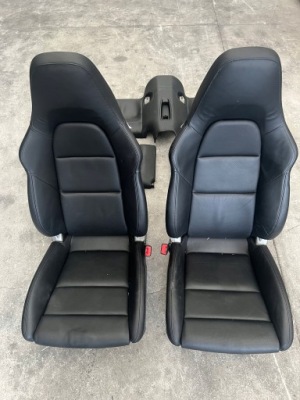 Porsche 991 lift сидіння сидіння заднє сидіння full black фото №1