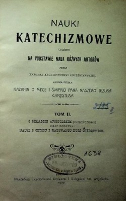 Nauki katechizmowe Tom II 1908 r.