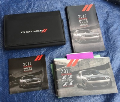 DODGE CHALLENGER 15 16 17 MANUAL BOOK NR 9  