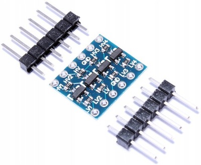 Konwerter poziomów logicznych 4CH kanałowy 3.3V 5V Arduino Raspberry Pi ESP