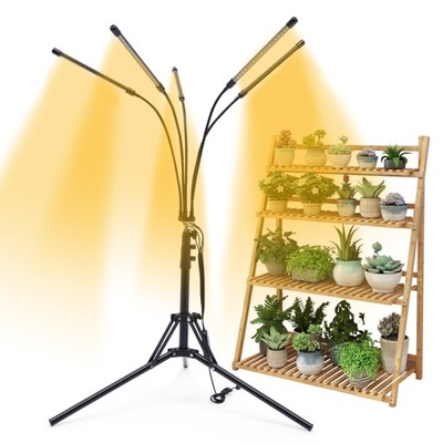 Lampa roślinna LED z uchwytem 360° regulowana
