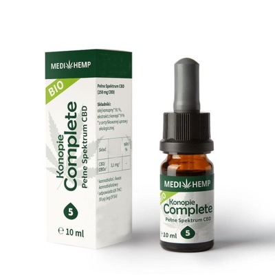 Medihemp 5 Complete CBD/CBDa z ekstrakcji CO2 THC