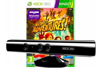 Kinect Xbox 360 + Kinect Adventures Xbox 360 PL