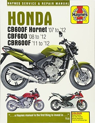 HONDA CB600 HORNET, CBF600 AND CBR600F (07-12) - Matthew Coombs [KSIĄŻKA] 