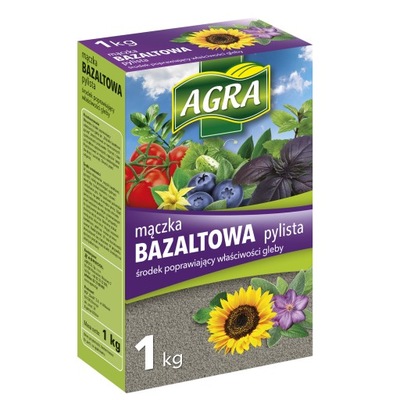 MĄCZKA BAZALTOWA ULEPSZACZ GLEBY 1kg AGRA