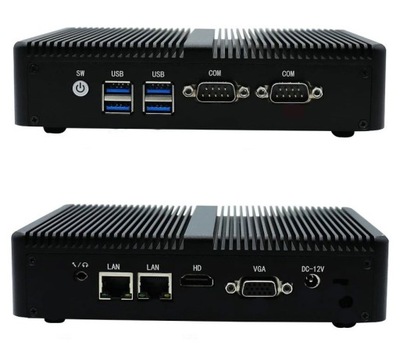 Mini PC fanless M3 2955U VGA HDMI LAN RS USB