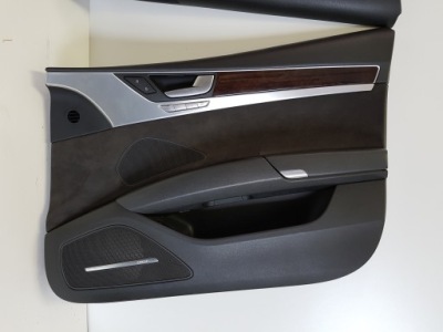 Audi a8 d4 4h обшивка дверь правая перед uk фото №1