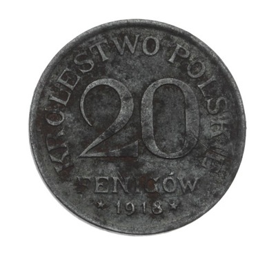 [M2578] Polska 20 fenigów 1918